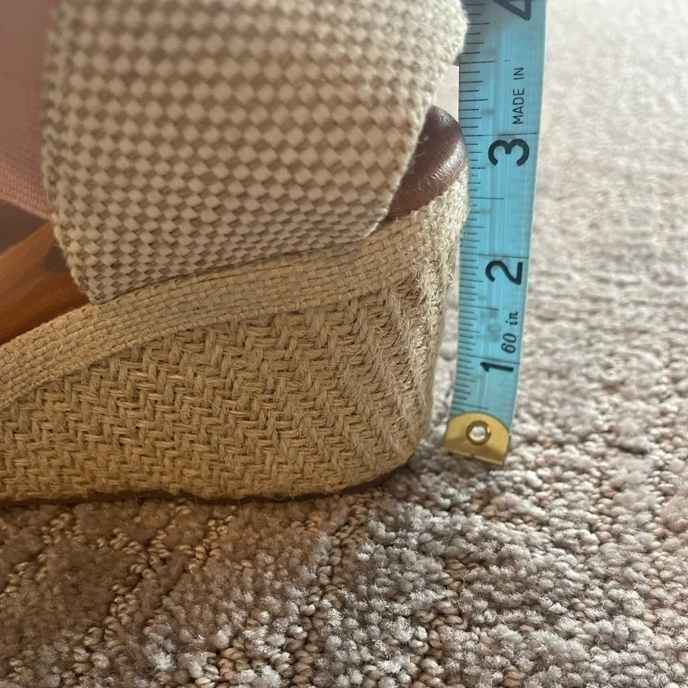 Tommy Bahama Amalia Elastic Ankle Strap Espadrille Wedge Sandal, Pink, Size 8.5M